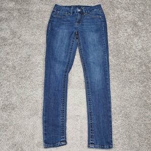 Seven7 Womens Skinny Jeans Dark Wash Blue Stretch Denim Size 4